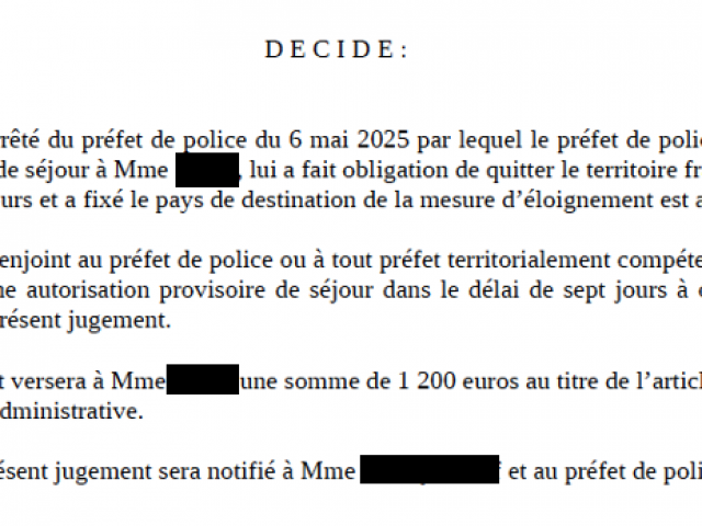 Droit des étrangers : Maître Salkazanov fait annuler un refus de titre et une OQTF